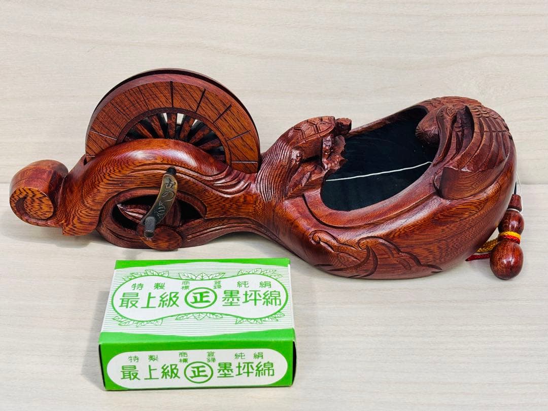 墨壺 在銘 成孝作 大工道具 彫刻 墨壷 墨坪 墨つぼ すみつぼ 墨