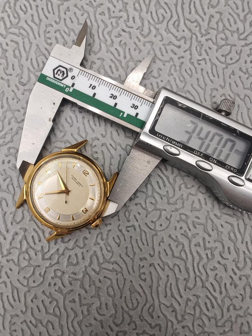 ULYSSE NARDIN 18K刻印 自動巻 腕時計 動作良好