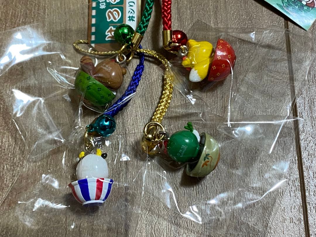 ハローキティ ストラップ 根付 ねつけ 丼シリーズ 和食れすとらん 2003