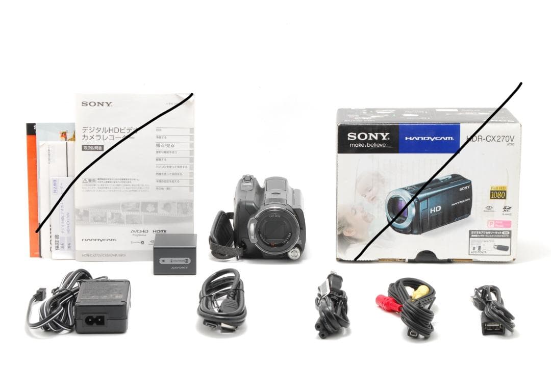 【美品】SONY ソニー Handycam ハンディカム HDR-SR12