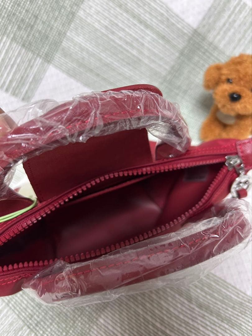 《LONGCHAMP》プリアージュ トップハンドバッグ　XS/赤