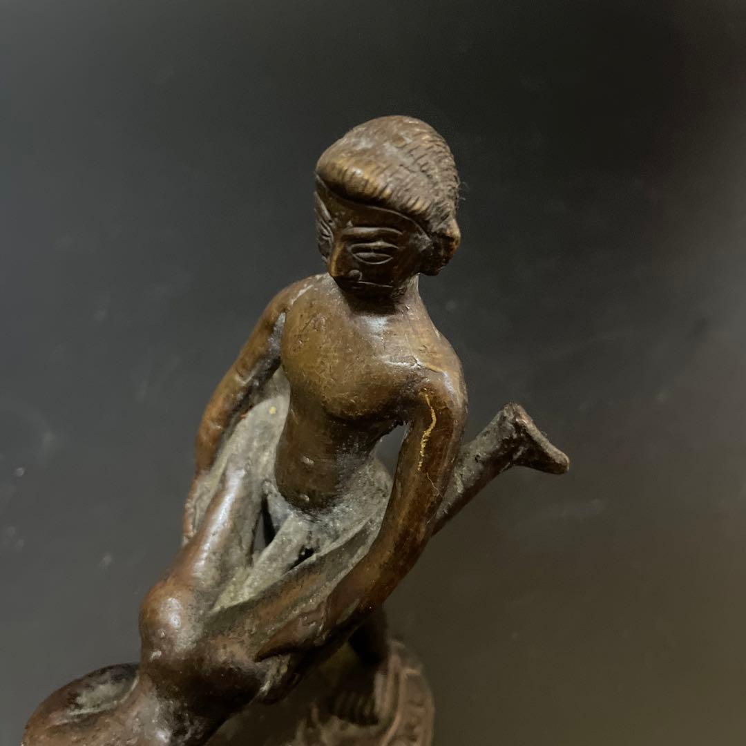 時代物 古銅 チベット 歓喜仏 仏像 - メルカリ