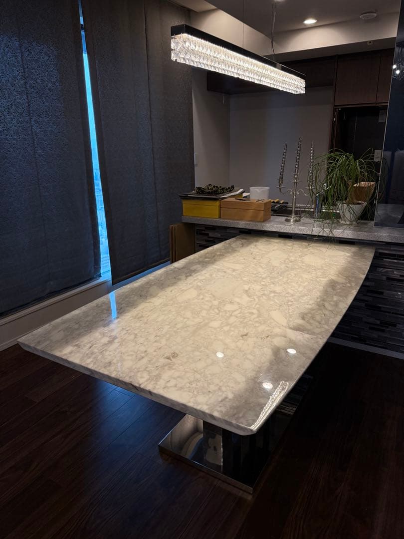 引取限定 カッテラン ダイニング テーブル チェア 4脚