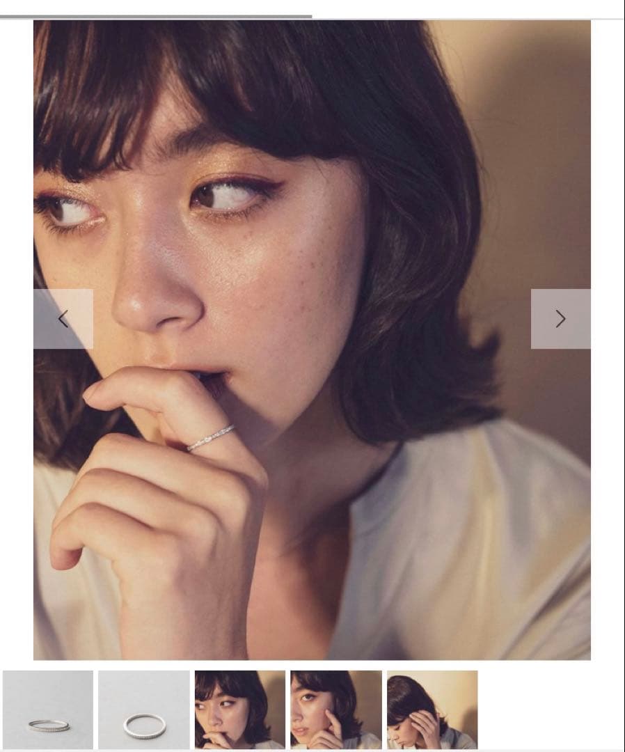 ete プラチナ　ハーフエタニティ　リング　ダイヤモンド