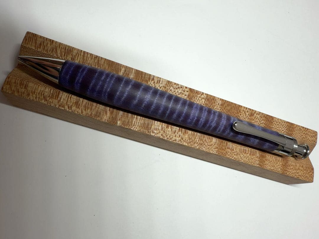 工房楔　スタビライズドウッド　栃ちぢみ杢　ペンシル楔シャープペンシル 0.7mm