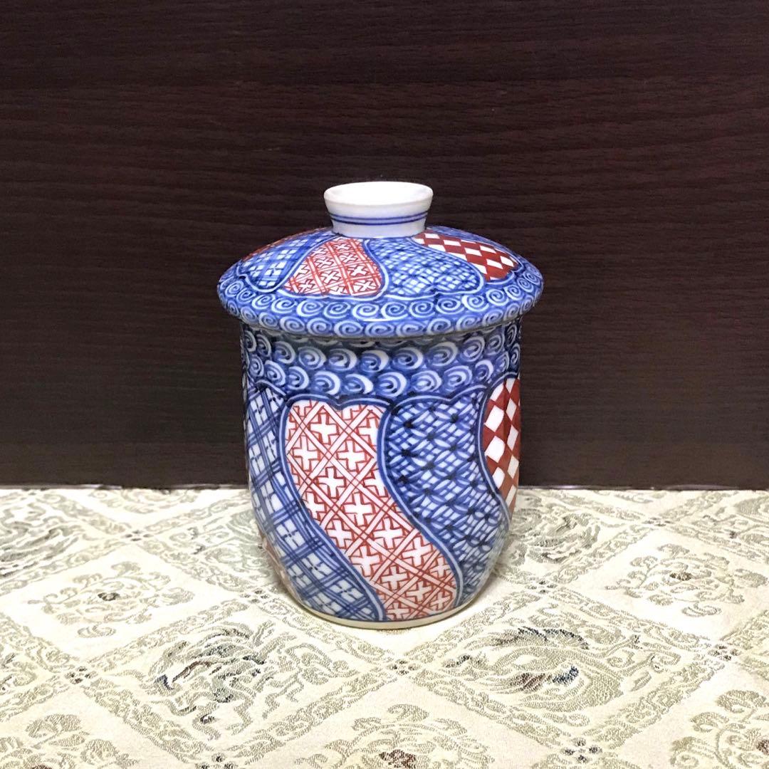 茶道具 染付 瓢型 水指 西村徳泉 共箱 京焼 塗蓋 稽古