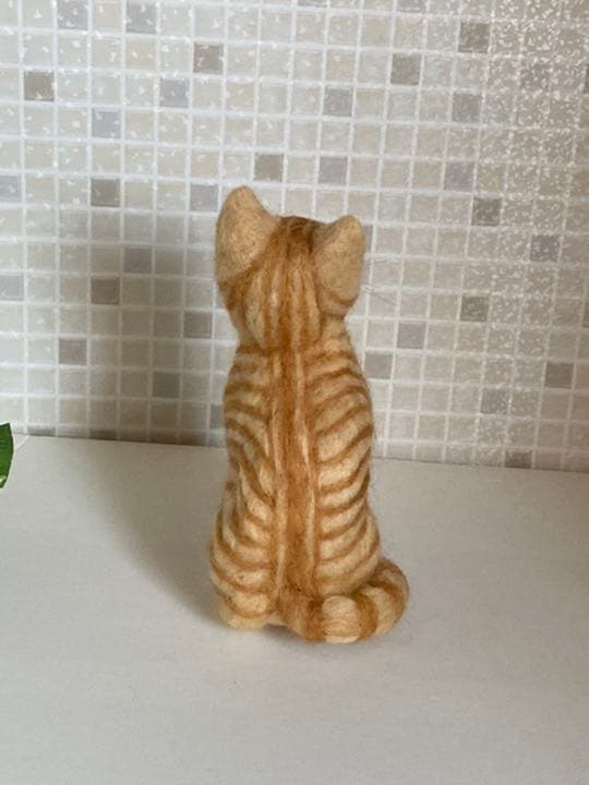 羊毛フェルト 猫 茶トラ キジトラ