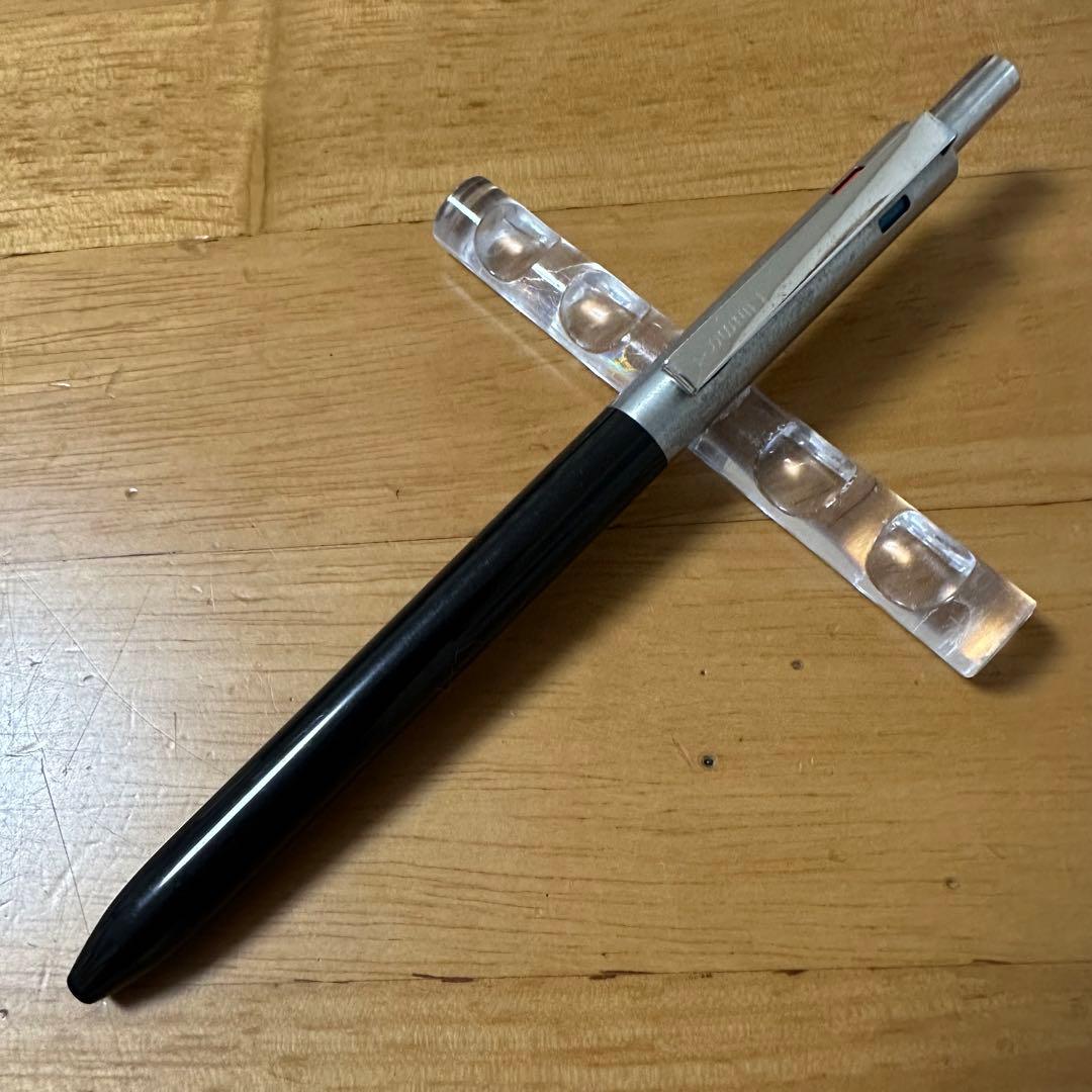 新品 廃盤 ZEBRA ゼブラ 4色 ボールペン 振り子式 黒軸 昭和レトロ
