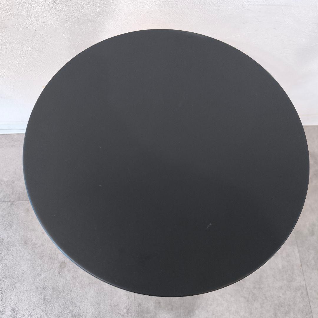 美品 IDEE イデー サイドテーブル アイアン かご