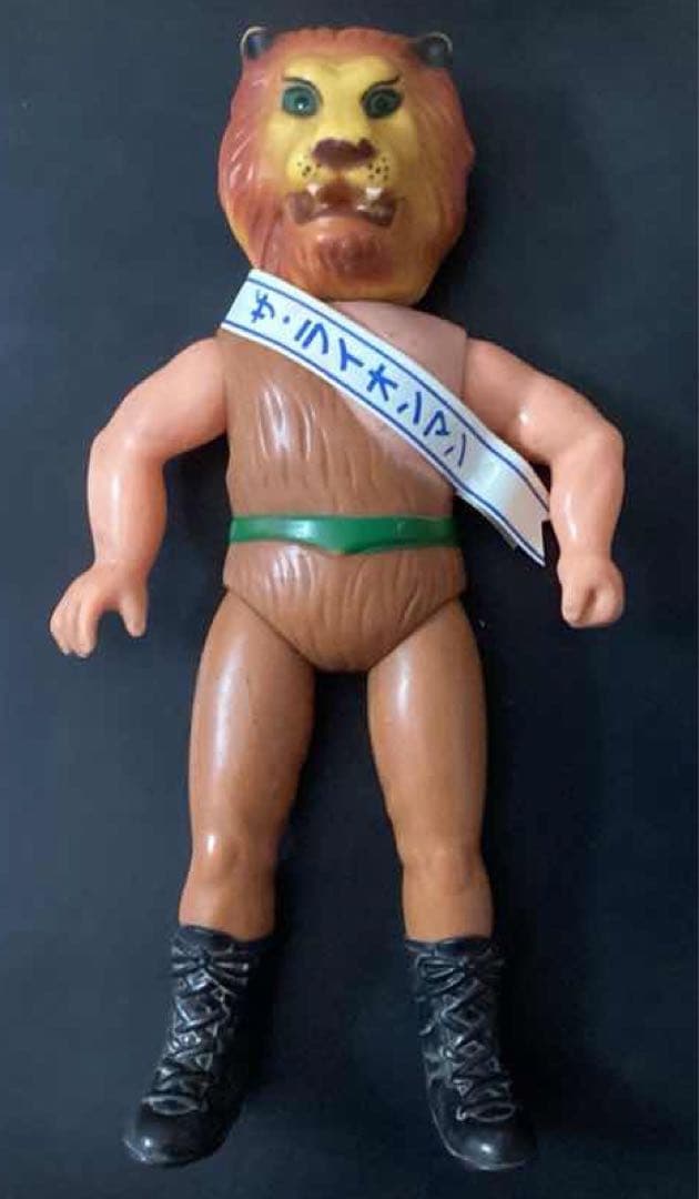 当時物】タイガーマスクライオンマンソフビ