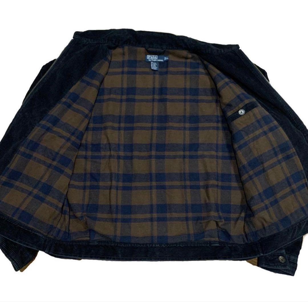 90s Polo Corduroy Drizzler Jacket ブラック