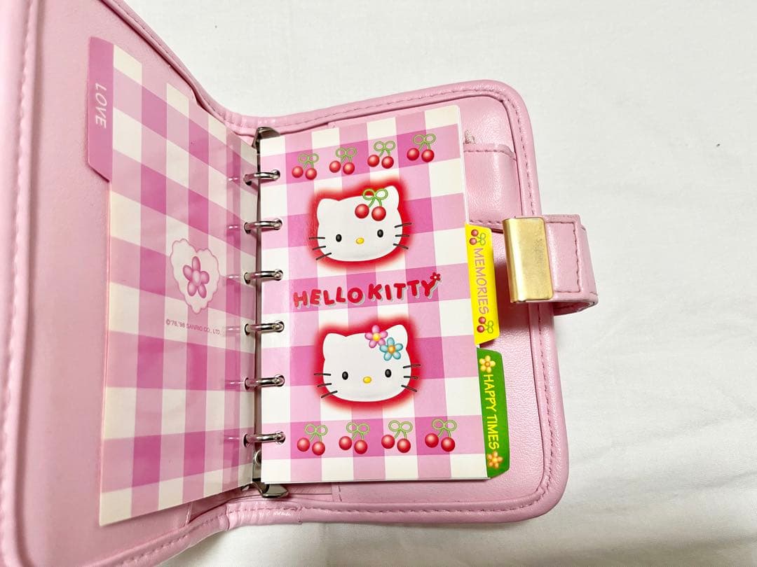 シール帳 バインダー キティ 6穴 平成 キティ、シール帳、手帳、6穴