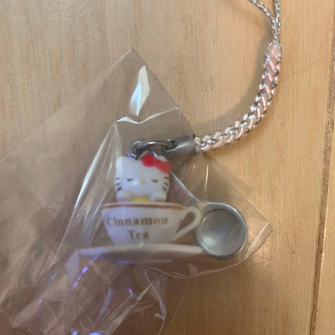 【レア】ご当地キティ　静鉄レストラン限定　ハローキティ　根付　シナモンティ