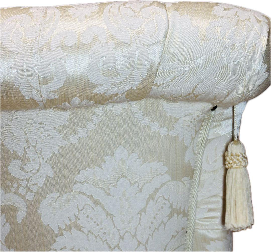 エクセレンテ イタリア製 アームチェア 1人掛けソファ ハイバック 猫足