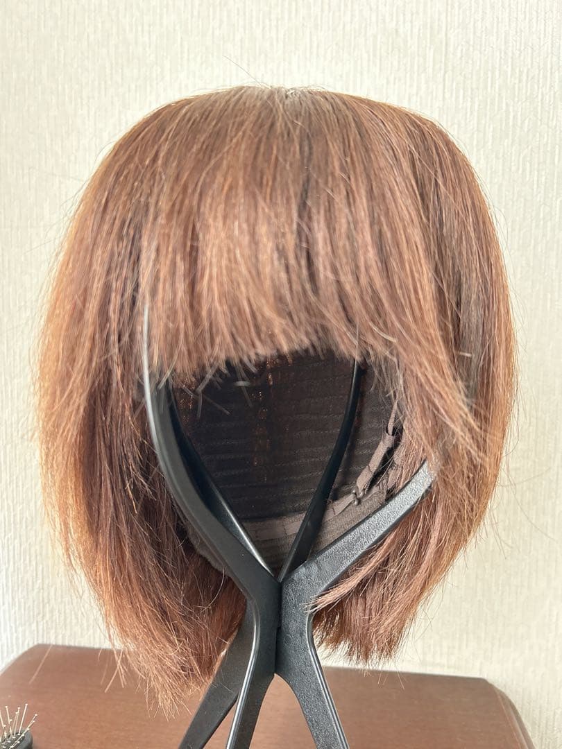 人毛　フルウィッグ　ブラウン シロファクトリー