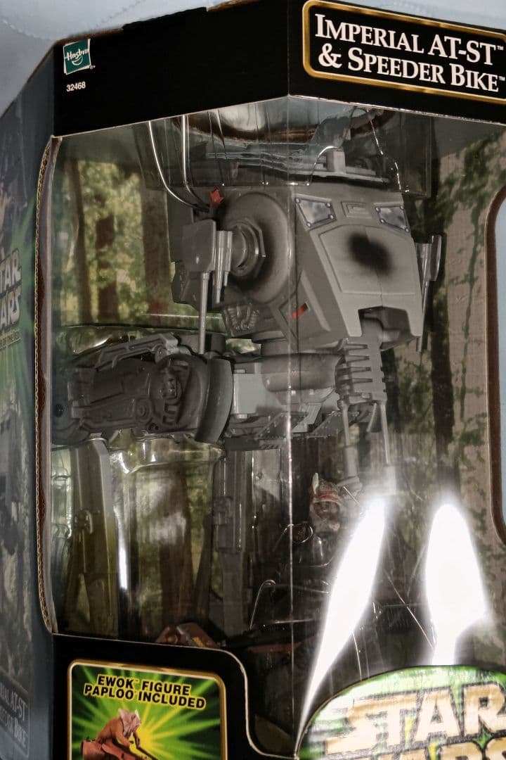 スターウォーズ　インペリアルAT-ST＆スピーダーバイク　イウォーク付き