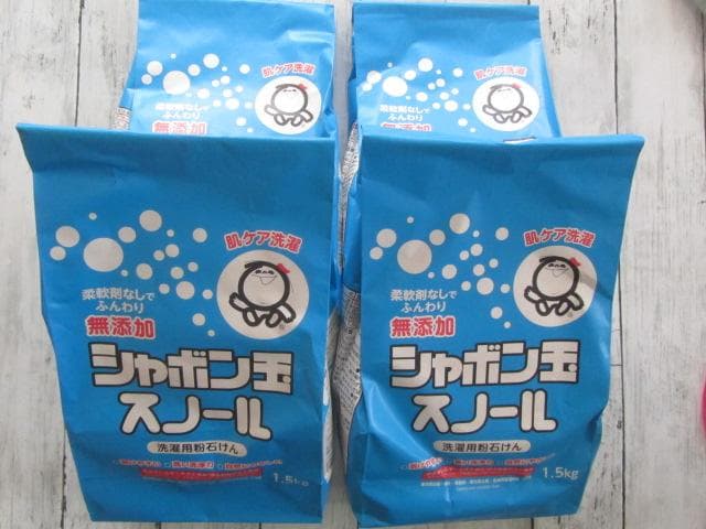 シャボン玉石けん スノール 粉石けん 1.5kg 6個セット
