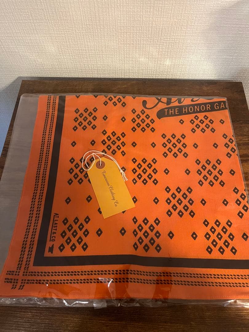 新品未使用 TIMEWORN CLOTHING BANDANA ORANGE