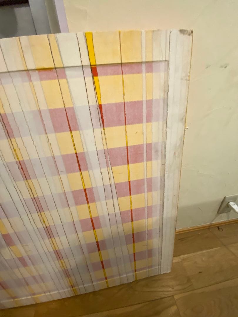 未鑑定品 松尾 栄太郎作 向こう側の線 定価24万