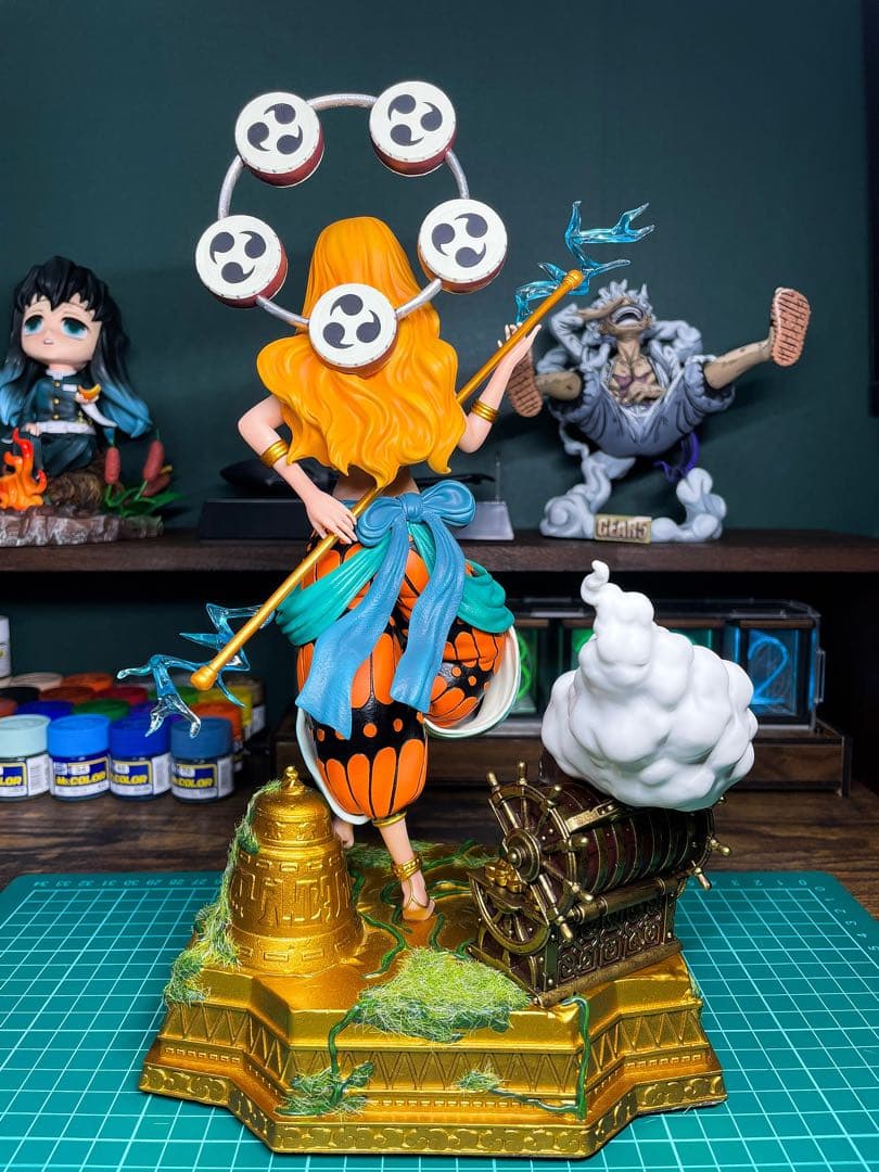 ONE PIECE エネルコス ナミ フィギュア ガレージキット