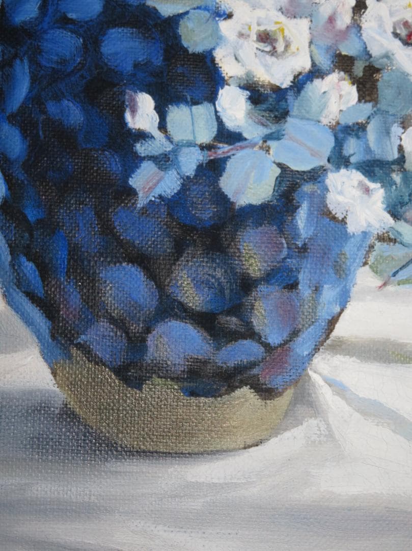 稲垣久治 『夜明け』 油彩 F8号　 ル・サロン永久会員　光陽会委員 　一枚の絵