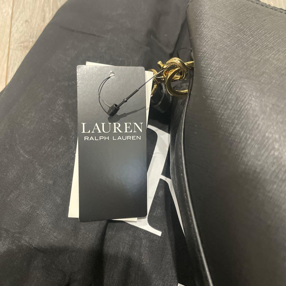 新品未使用　タグ付き　ローレンラルフローレン　本革　ショルダーバッグ