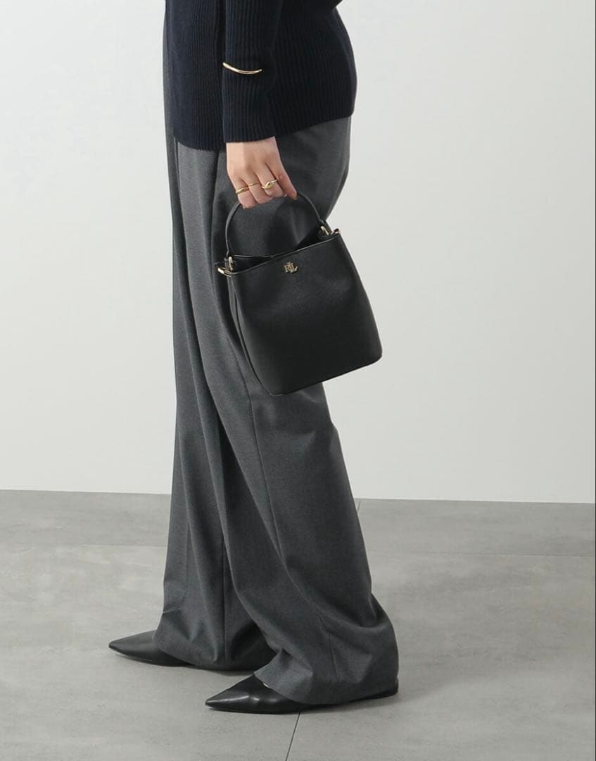 新品未使用　タグ付き　ローレンラルフローレン　本革　ショルダーバッグ