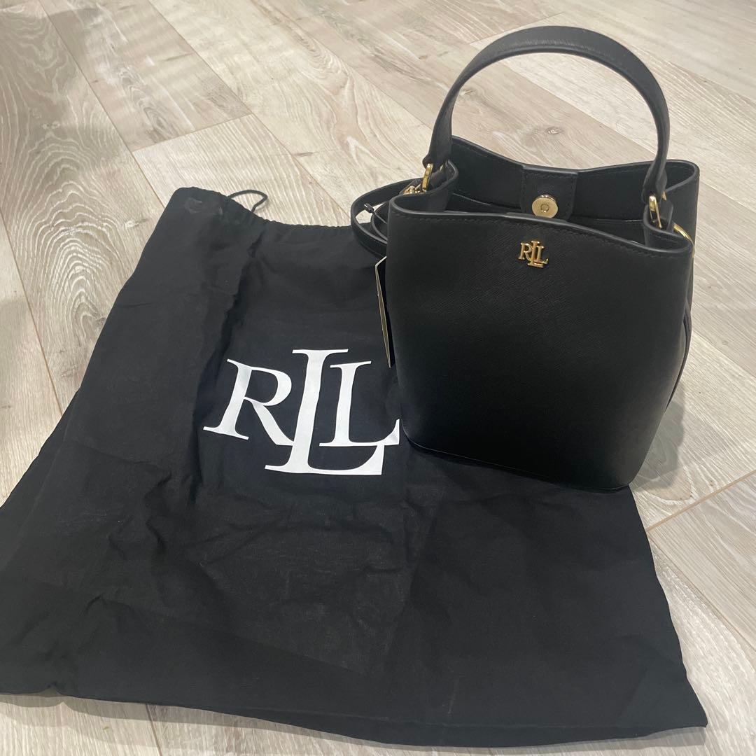 新品未使用　タグ付き　ローレンラルフローレン　本革　ショルダーバッグ