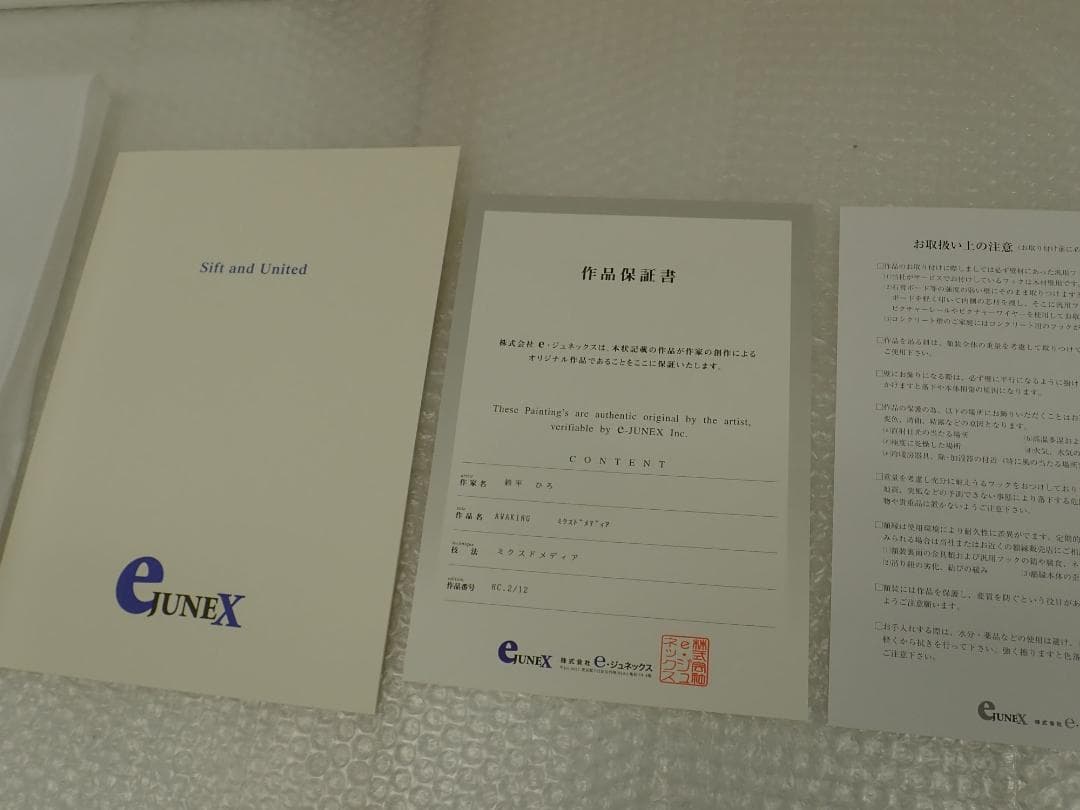 ㊴新品・保証書付 鈴平ひろ　AWAKING　ミクスドメディア アールビバン HC