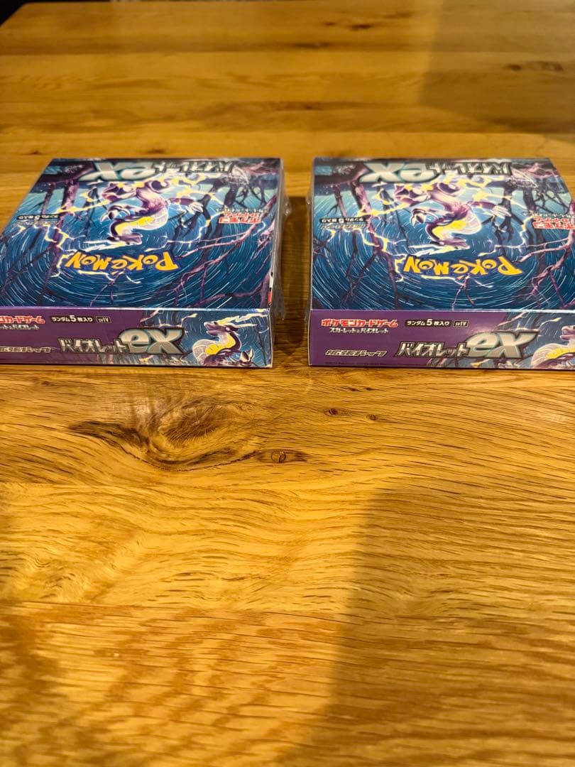 ポケモンカード　バイオレットex BOX 未開封　シュリンク付き2box 訳アリ