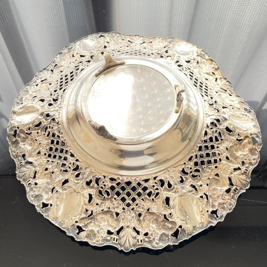 【SPAIN】チュラブの戯れるセンターピース 35cm【シルバープレート】