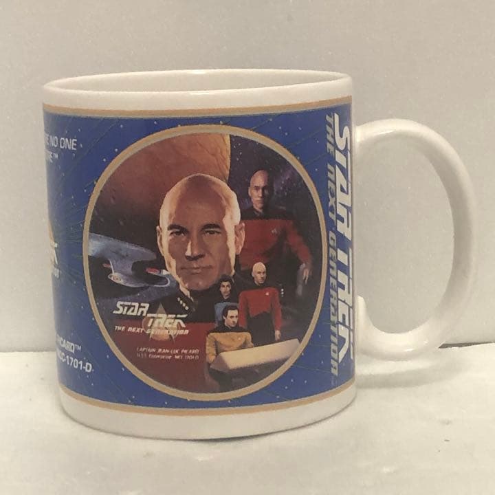 スタートレック TNG ピカード、データ、ジャッジア 絵皿と