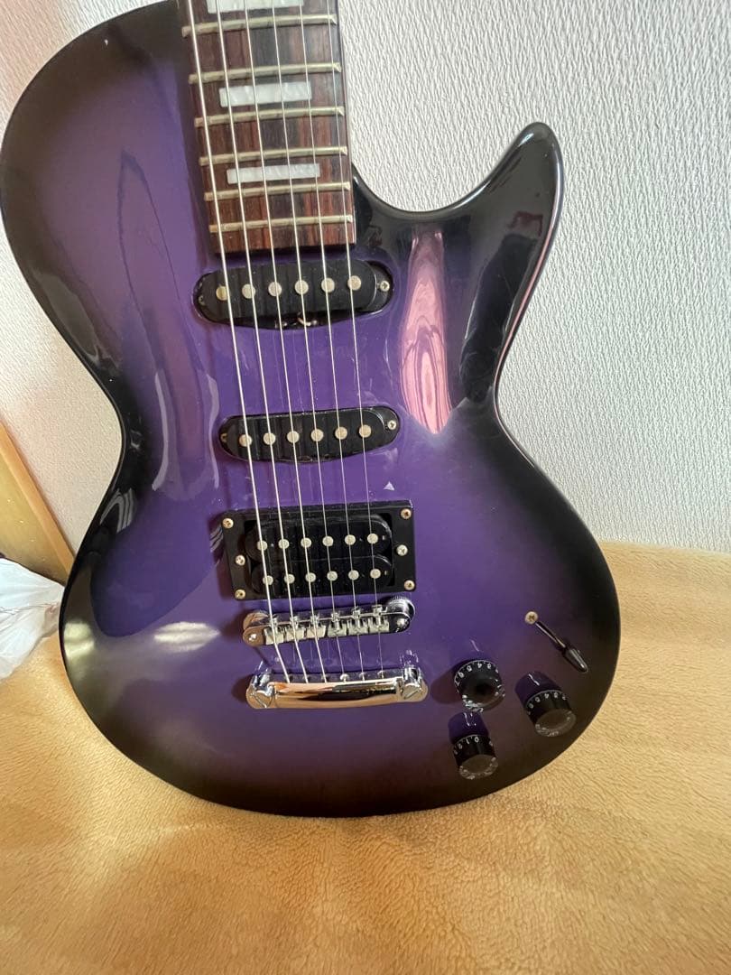 エレキギター GrassRoots パープル