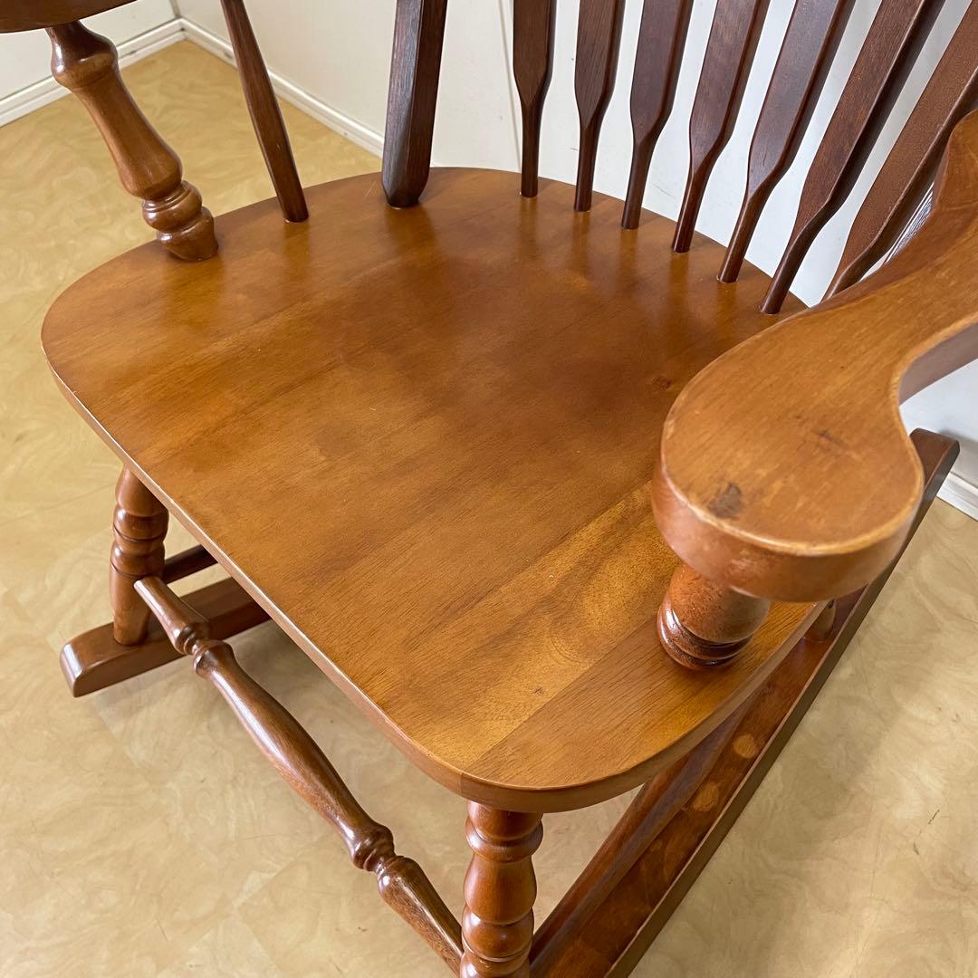 ロッキングチェア アームチェア 椅子 チェア 木製 ビンテージ カントリー