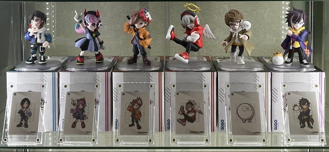 カード付きCRAZY RACCOON フィギュア STREAMER 6種セット - メルカリ