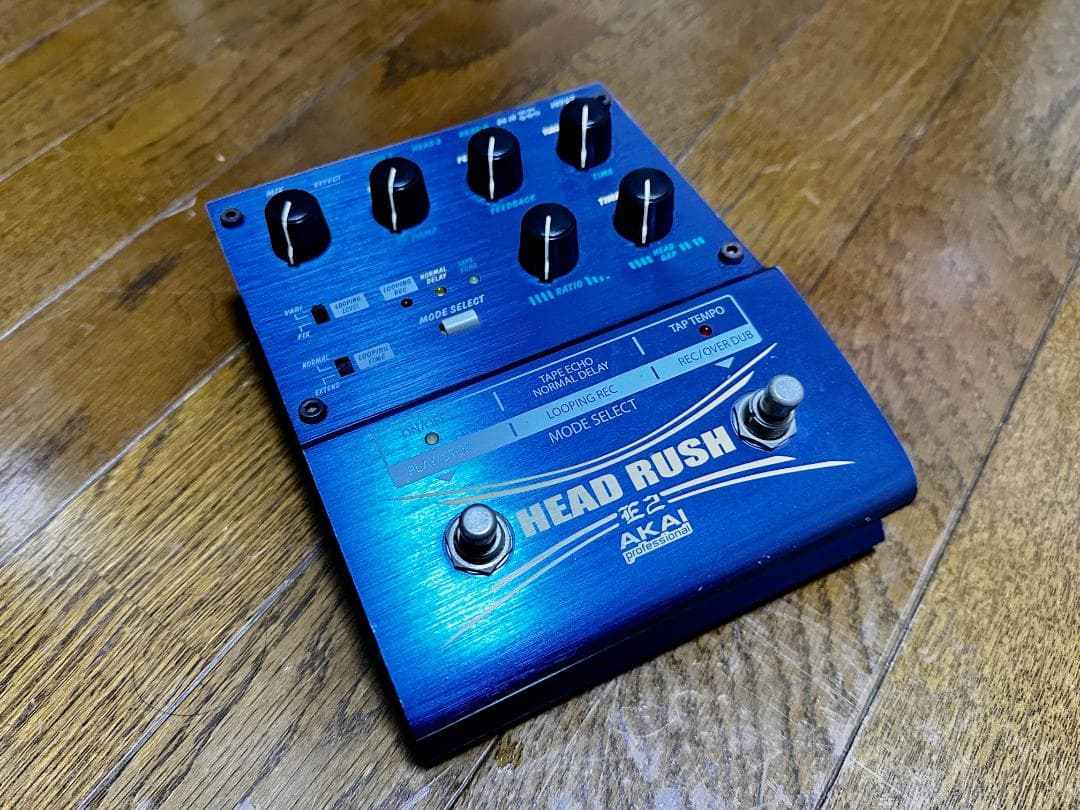 AKAI HEAD RUSH E2 ギターエフェクター 名器 ルーパー 動作良好 AKAI