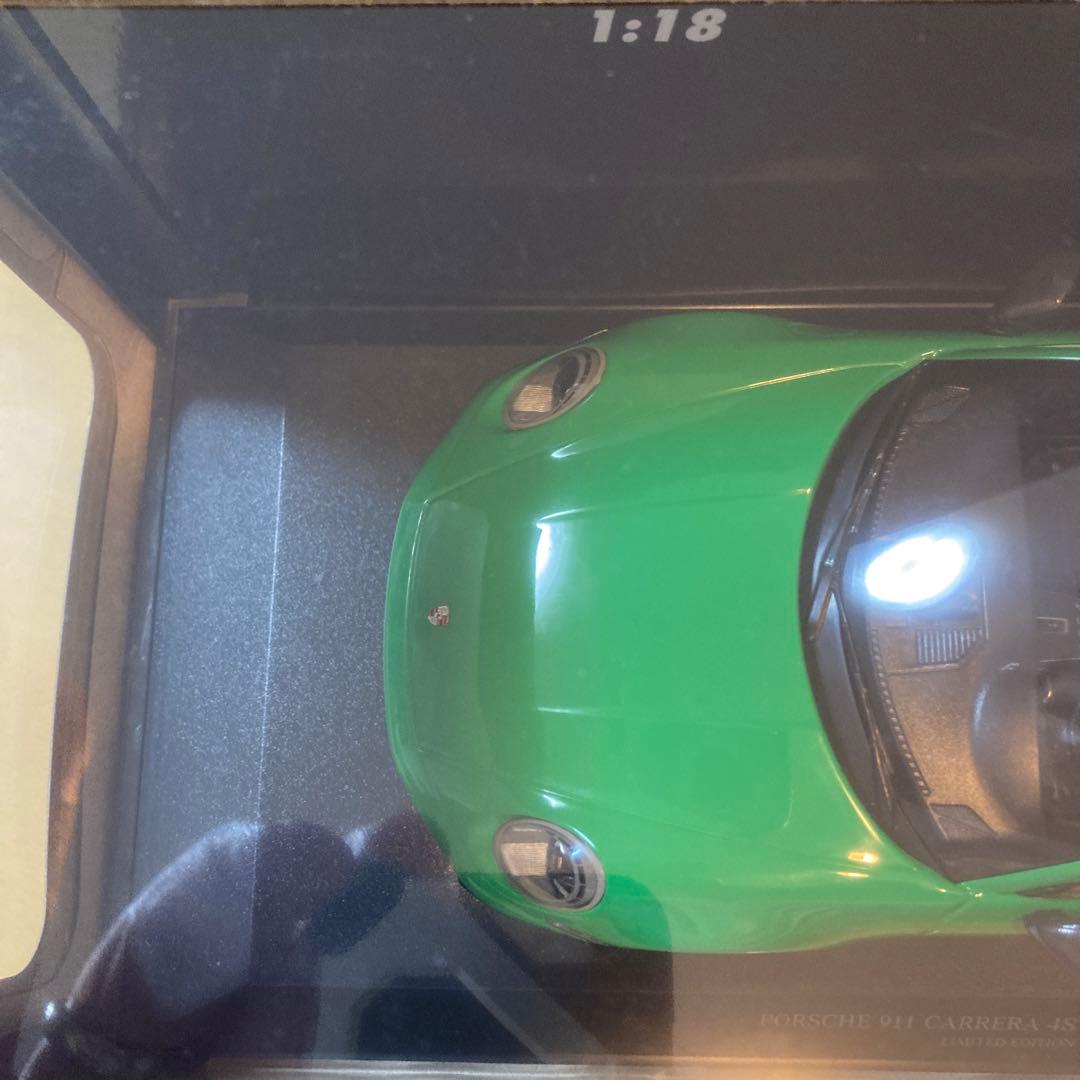 新品 ミニチャンプス◼️1/18 ポルシェ 911 カレラ 4S 限定304台-購入