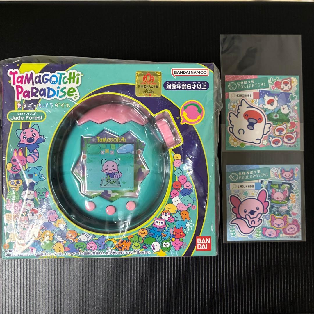 新品未開封 たまごっちパラダイス Jade Forest たまラボステッカー付き