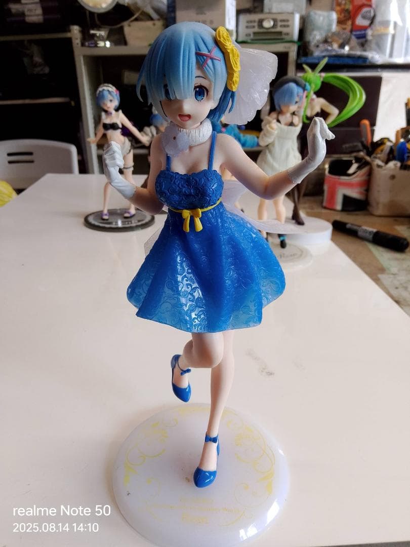 アニメキャラクター フィギュアセット。6体