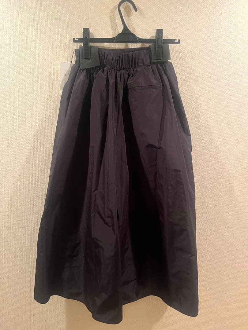 machatt マチャット メモリーキュロットパンツ ブラック