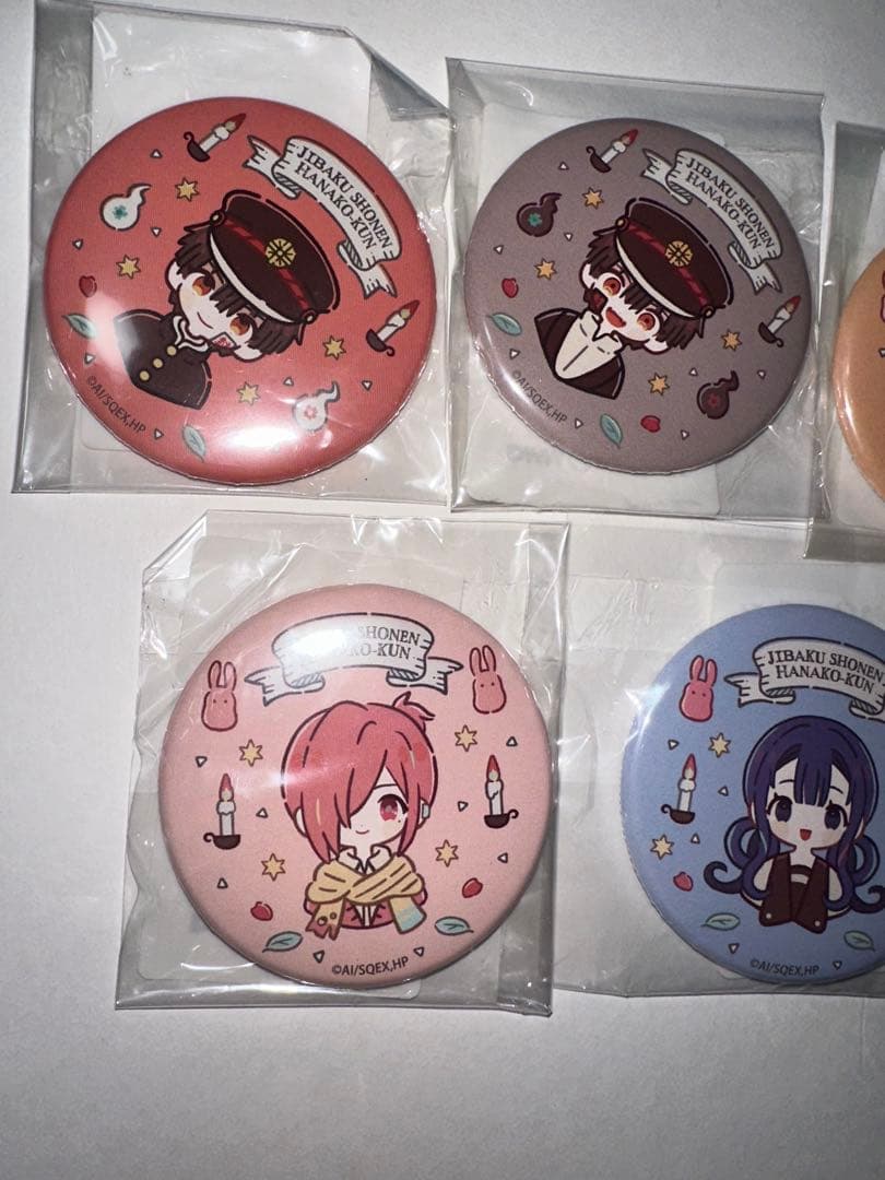 地縛少年花子くん　スクラッチ　あにちゃ～む　缶バッジ 7点セット