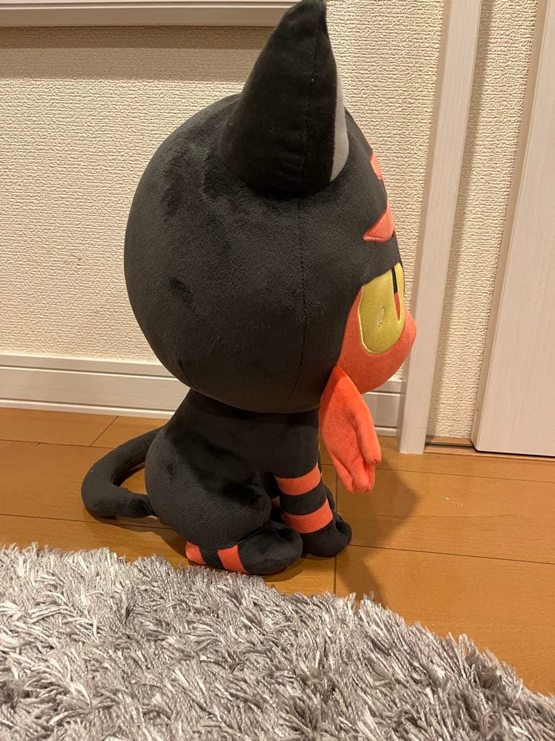 等身大ニャビー 、等身大アシマリ、おまけのモクローぬいぐるみ3点セット