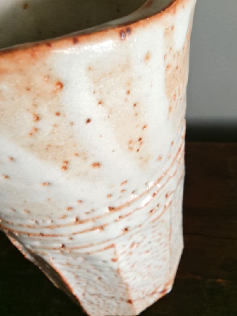 人間国宝 加藤孝造 志野花入