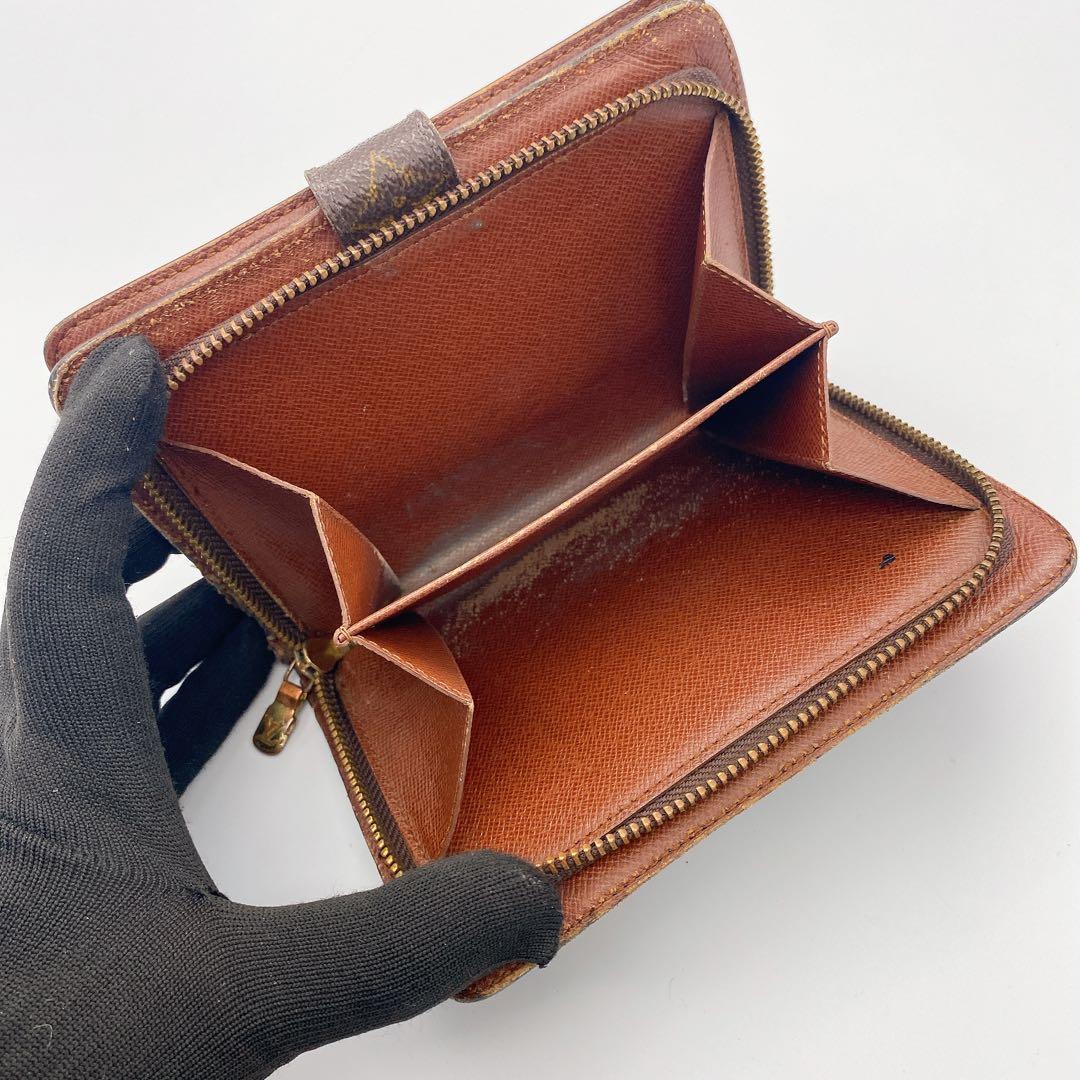 ルイ ヴィトン◎ポルトパピエジップ モノグラム ラウンドファスナー 二