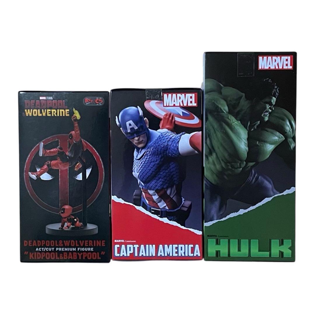 MARVEL マーベル ACT/CUTプレミアム フィギュア 8種セット