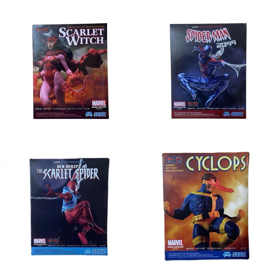 MARVEL マーベル ACT/CUTプレミアム フィギュア 8種セット