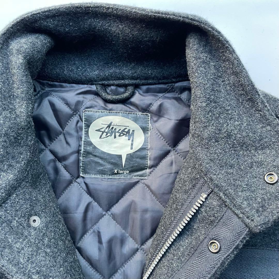 00s OLD STUSSY ミリタリー ウールコート ハーフコートM65 XL メンズ