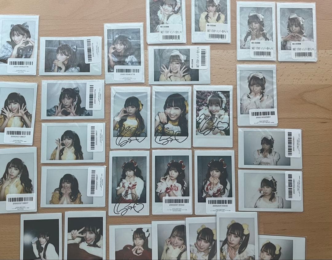 SWEET STEADY すいすて 山内咲奈 チェキセット（サイン入り4枚含む