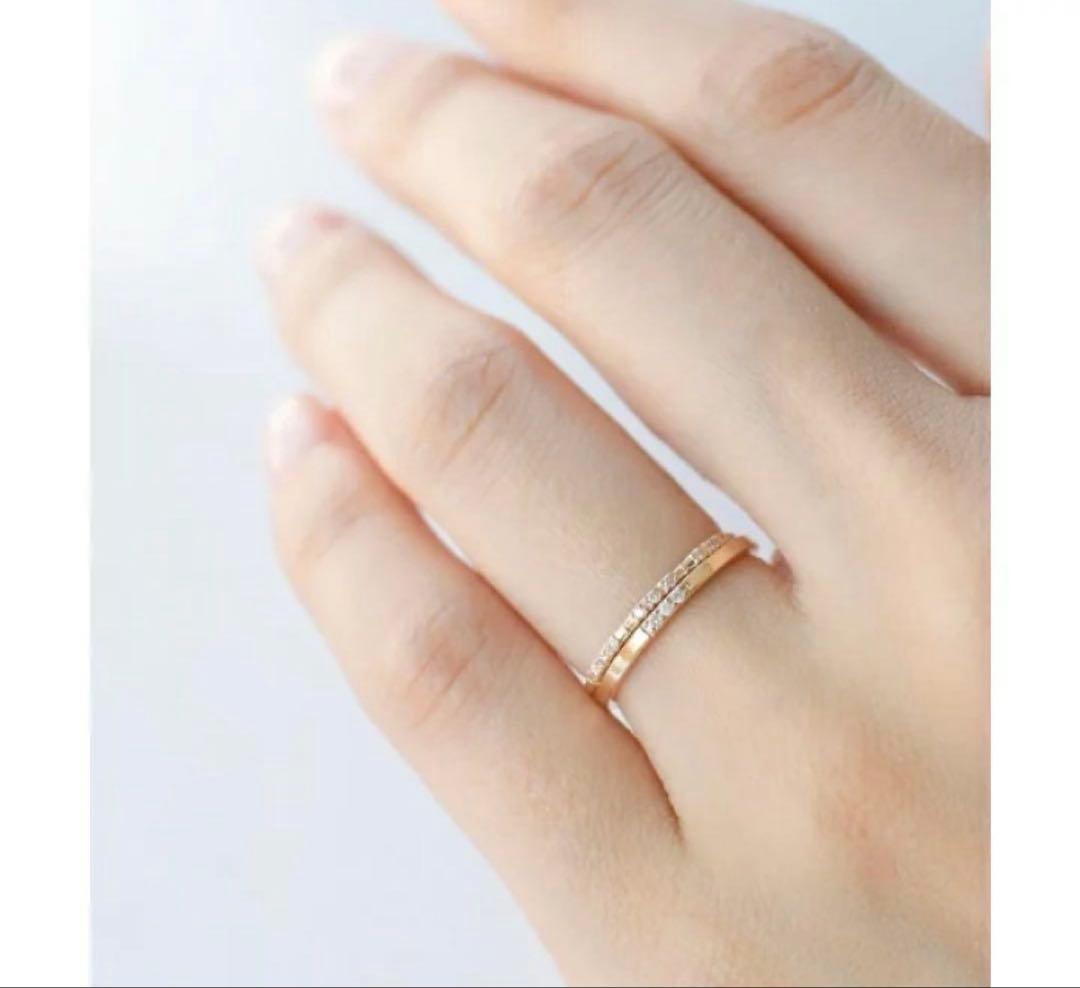 新品 シエナロゼ ジュレ 7号 リング 指輪 K10 SIENAROSE