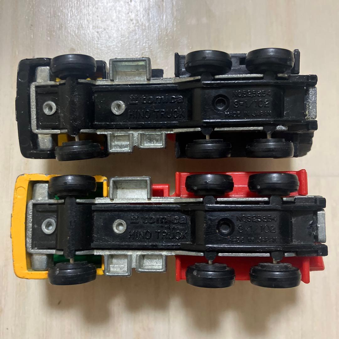 黒箱トミカ No53 日野 ミキサーカー 日本製 レアカラー 2台セット